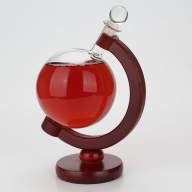 Штоф для крепких напитков Globe, дерево, стекло , 500 мл - Штоф для крепких напитков Globe, дерево, стекло , 500 мл