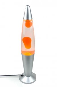 Лава лампа оранжевая, 34,5 см